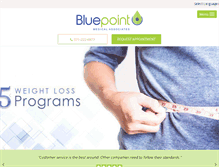 Tablet Screenshot of bluepointmed.com